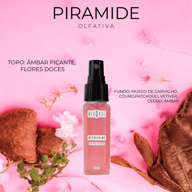 Perfume Capilar Refresh.Me Hair Mist Fragrance 30ml - Fragrância e Frescor para Cabelos